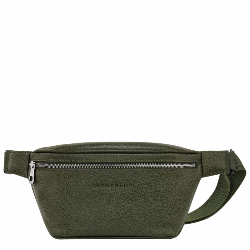 Green Longchamp Le Foulonne Men's Belt Bags